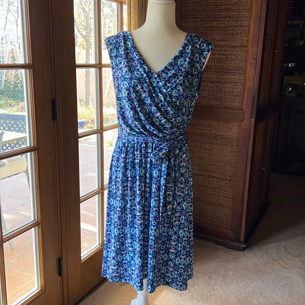 Coldwater Creek Faux Wrap Dress